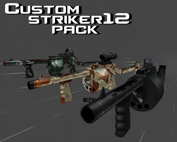 Custom Striker12 Optics/Camo pack