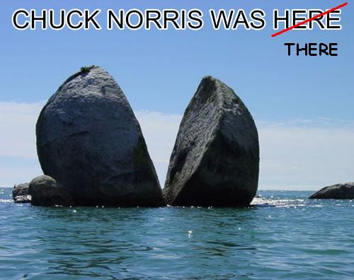 Chuck Norris was there