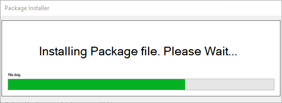 Package Installer Installing