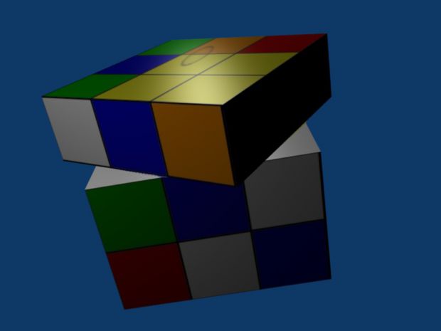 Finished Rubix Cube