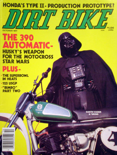 Darth Vader Dirtbike