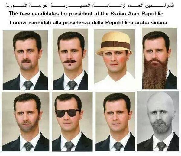 meanwhile in Syrian elections...
