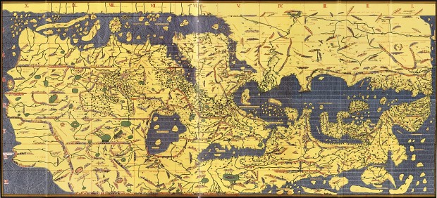 map of Al-Idrisi (first world map in history)