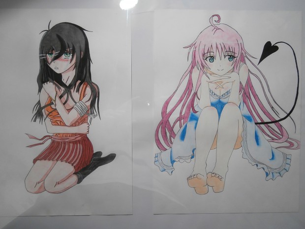 Others pictures of trying draw manga ;)
