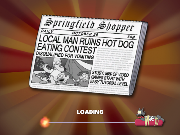 Homer ruins Hot Dog Eating contest