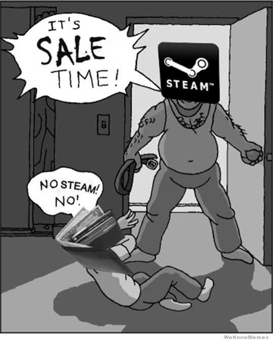 no steam no!
