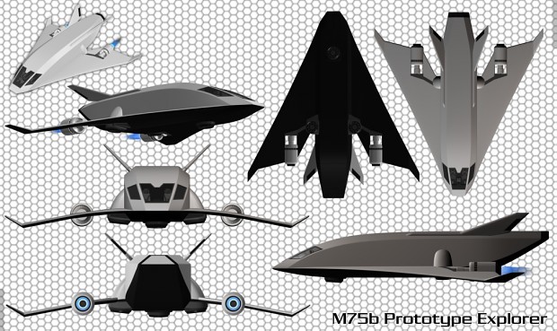 M75b Prototype Spacecraft