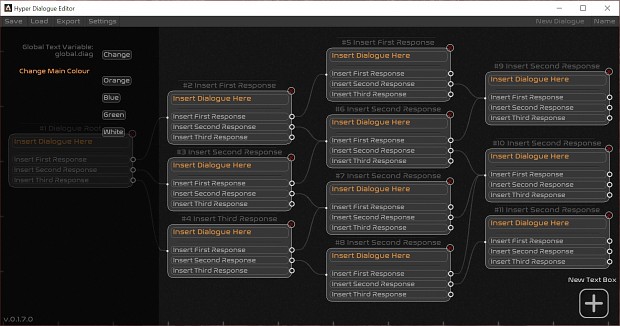 The Hyper Dialogue Editor v 0.1.7