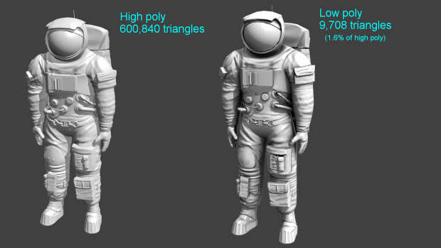 Astronaut Low Poly