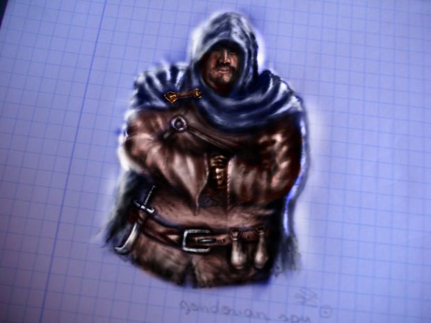 Gondorian Spy - LOTR Sketch - Photoshoped