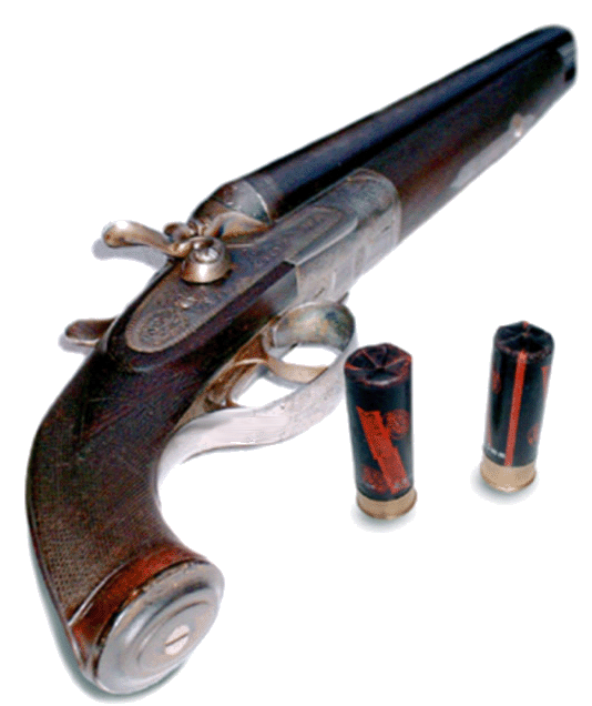 double barrel 12 gauge shotgun