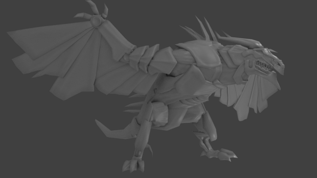 dragon with sculpting