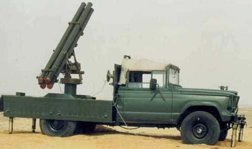 Old Egyptian Rocket Launcher vehicle