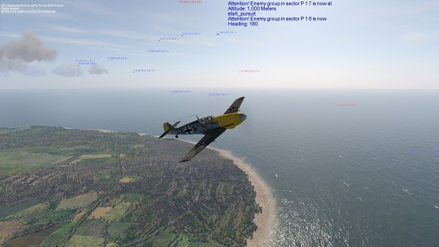 Flying my Messerschmitt Bf 109