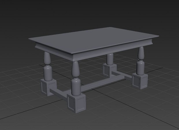 Hi-Poly Table.