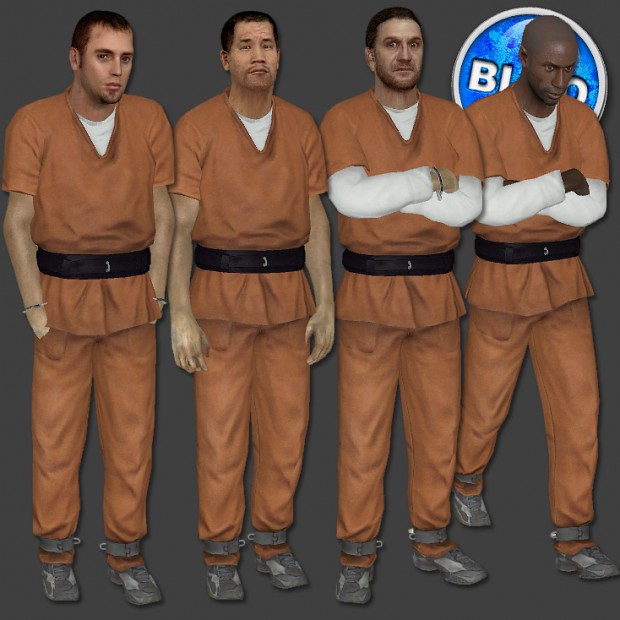 Prisoner outfits from Kane and Lynch