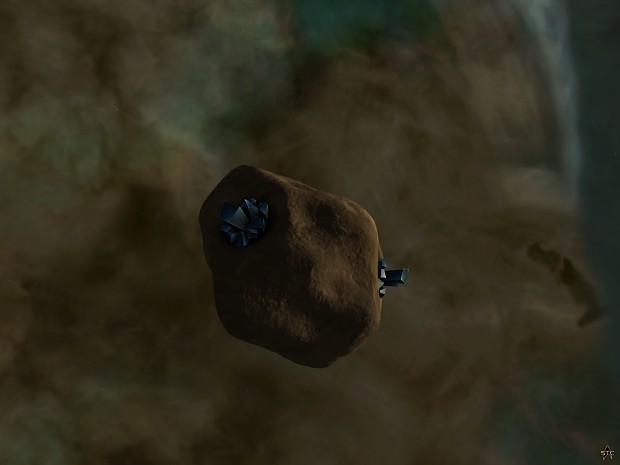 First asteroid ingame