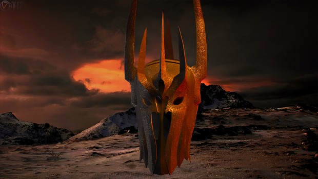 Sauron 3d Helm Render By Senluc