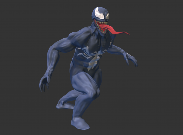 Venom action pose by Senluc
