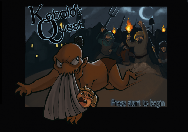 Dungeons Poster, Kobold's Quest title screen
