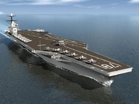 ford class aircraft carrier(still being worked on)