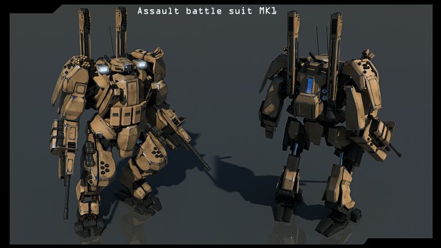 Assault battle suit