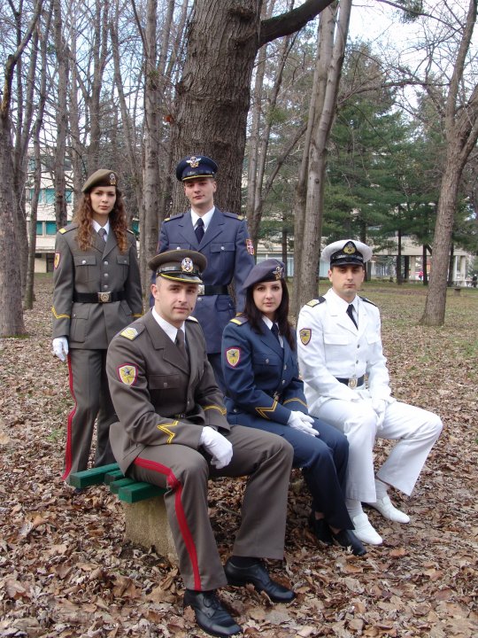 Cadets of Serbian Military Academy