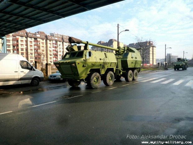 Armor on the streets of Belgrade