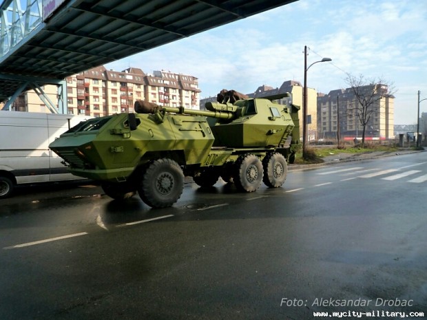 Armor on the streets of Belgrade