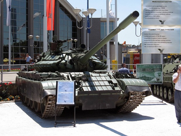 Serbian T-55 Modernized