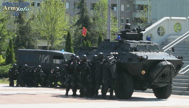 Exercise of Serbian Police Units