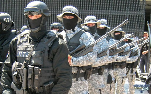 Exercise of Serbian Police Units