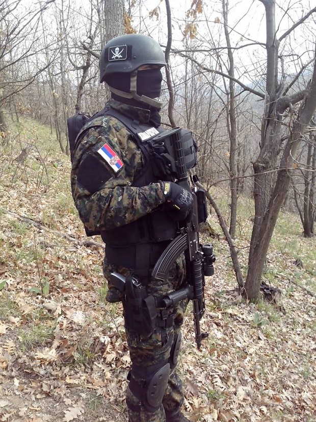 Serbian Gendarmerie member