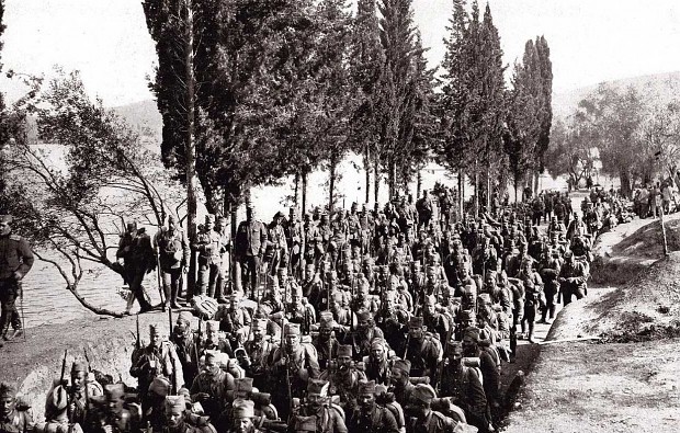 Serbian survivors arrives on Corfu