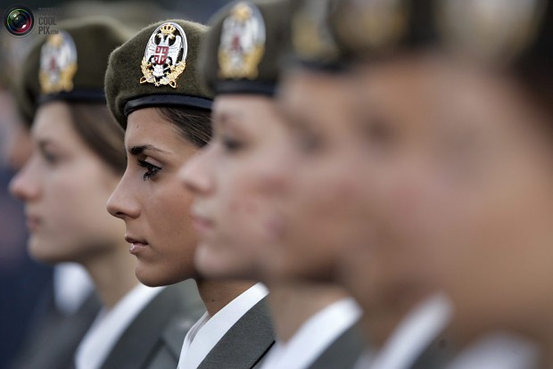 Serbian Female Soldiers from Military Academy -2-