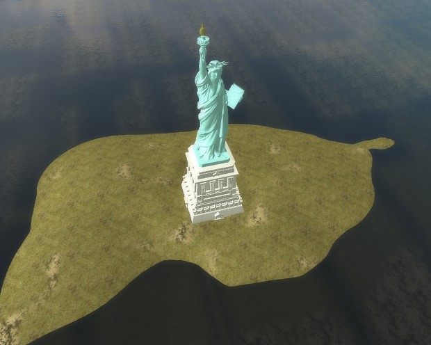 The Statue Of Liberty Exported In Men Of War (WIP)