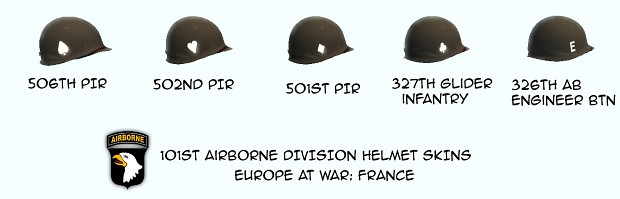 EaW:F 101st Airborne Helmets