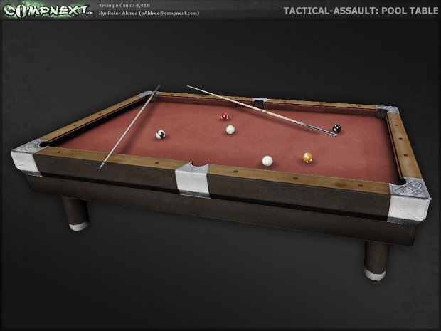 Tactical Assault: Anvil: Pool Table