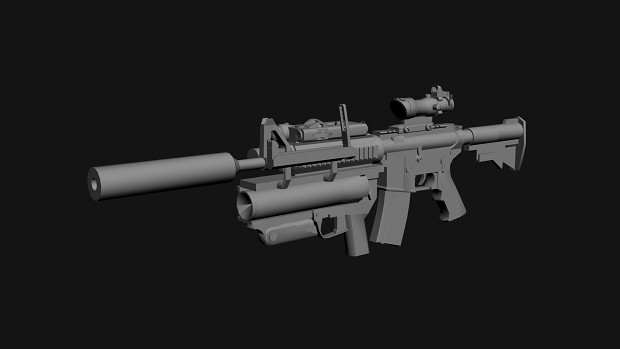 M4A1 With M320 GL Concept