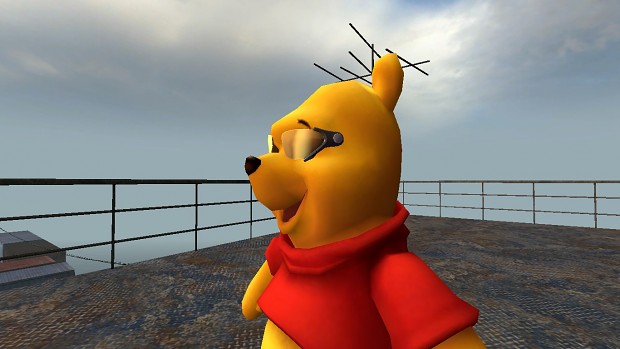 Pooh's vision has been arugmented