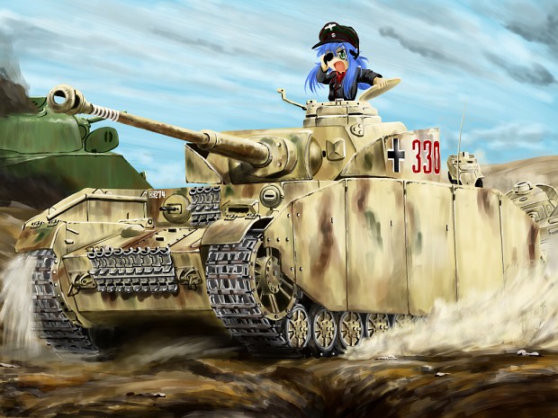 Tank commander Konata