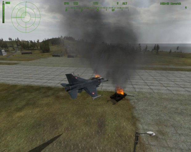 Danish F-16 Killing Russian Tanks!