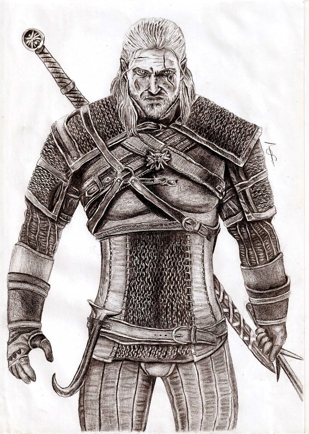 Geralt of Rivia scan max quality