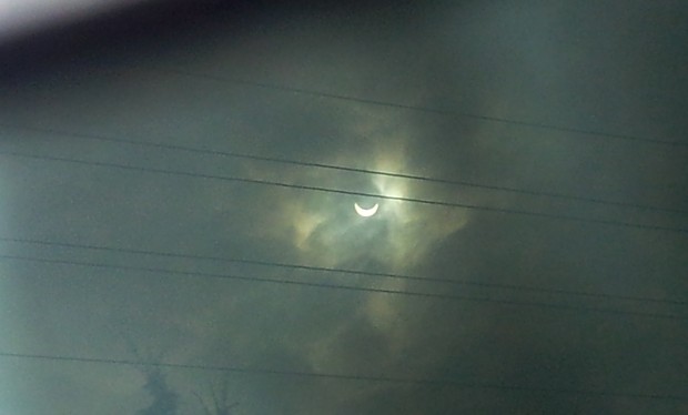 Solar eclipse in Lithuania 2015.03.20