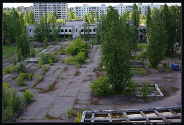 Pripyat Main Square today (writing inspiration)