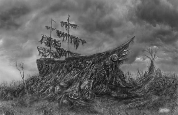 Dead Ship Dwell drawing update