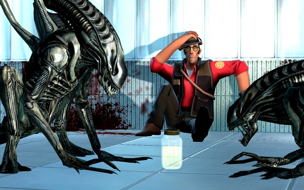 How Sniper distracted the xenomorphs...