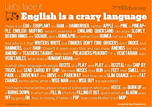 The English Language....