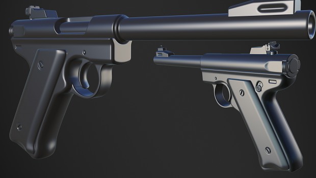 Ruger MKIII High Poly (Updated)