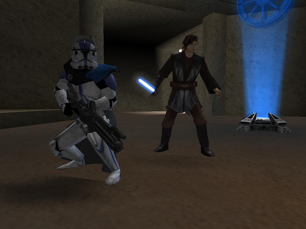 Anakin Skywalker and Comander Appo